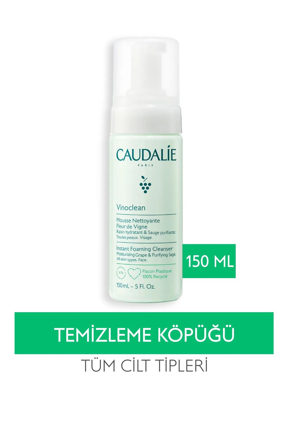 Caudalie  Vinoclean Temizleme Köpuğü 150 Ml