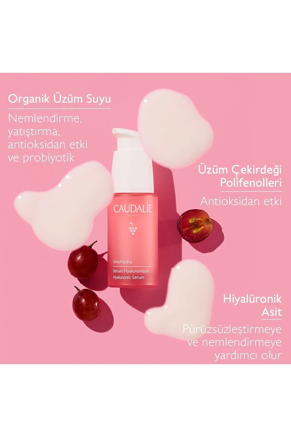 Caudalie VinoHydra Hiyalüronik Serum 30 ml Caudalie VinoHydra Hiyalüronik Serum 30 ml