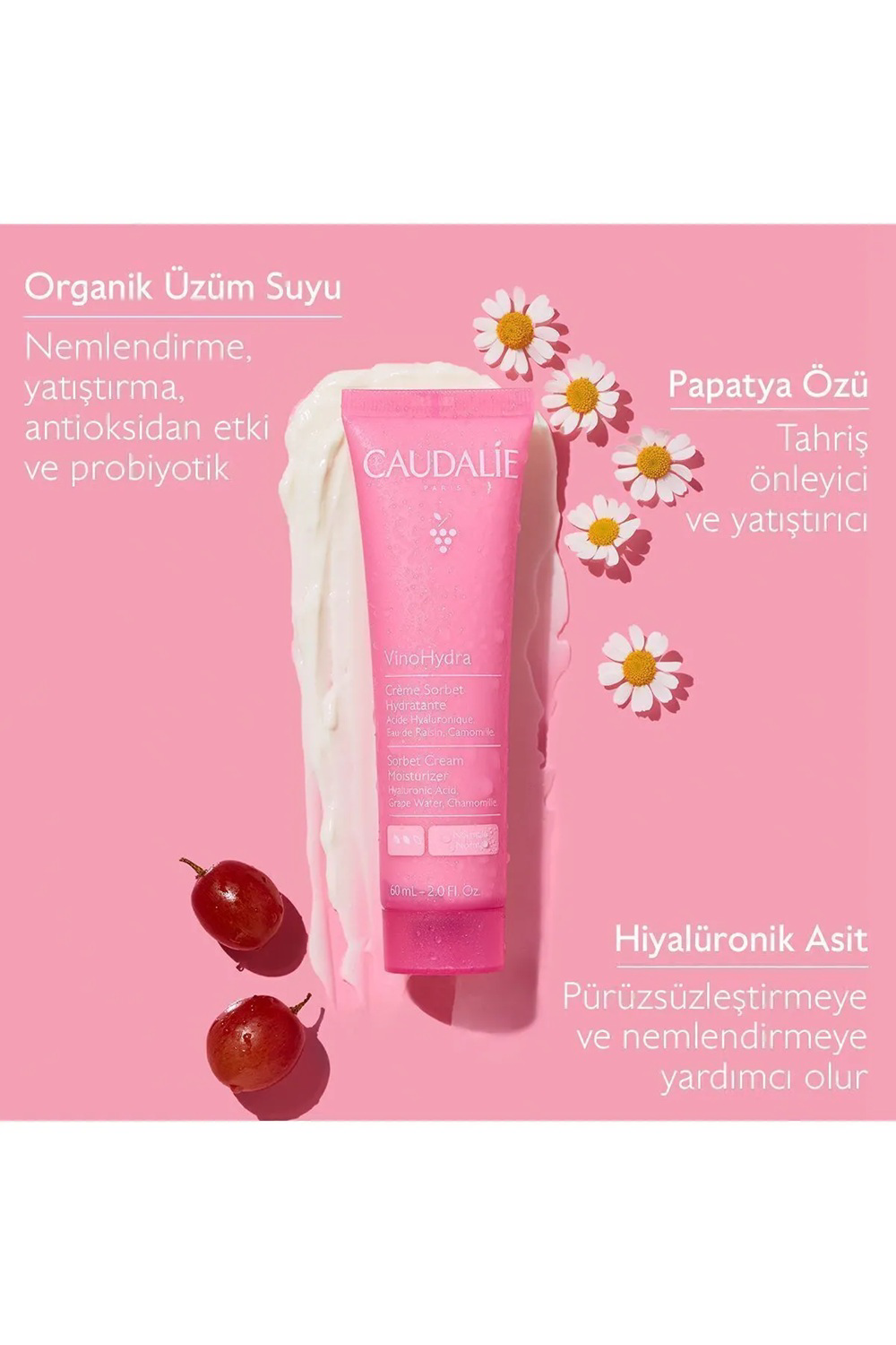Caudalie VinoHydra Nemlendirici Bakım Kremi 60 ml