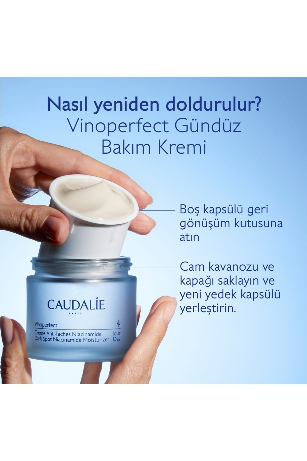 Caudalie Vinoperfect Niasinamid Bakım Kremi Yedek Kapsül 50 ml