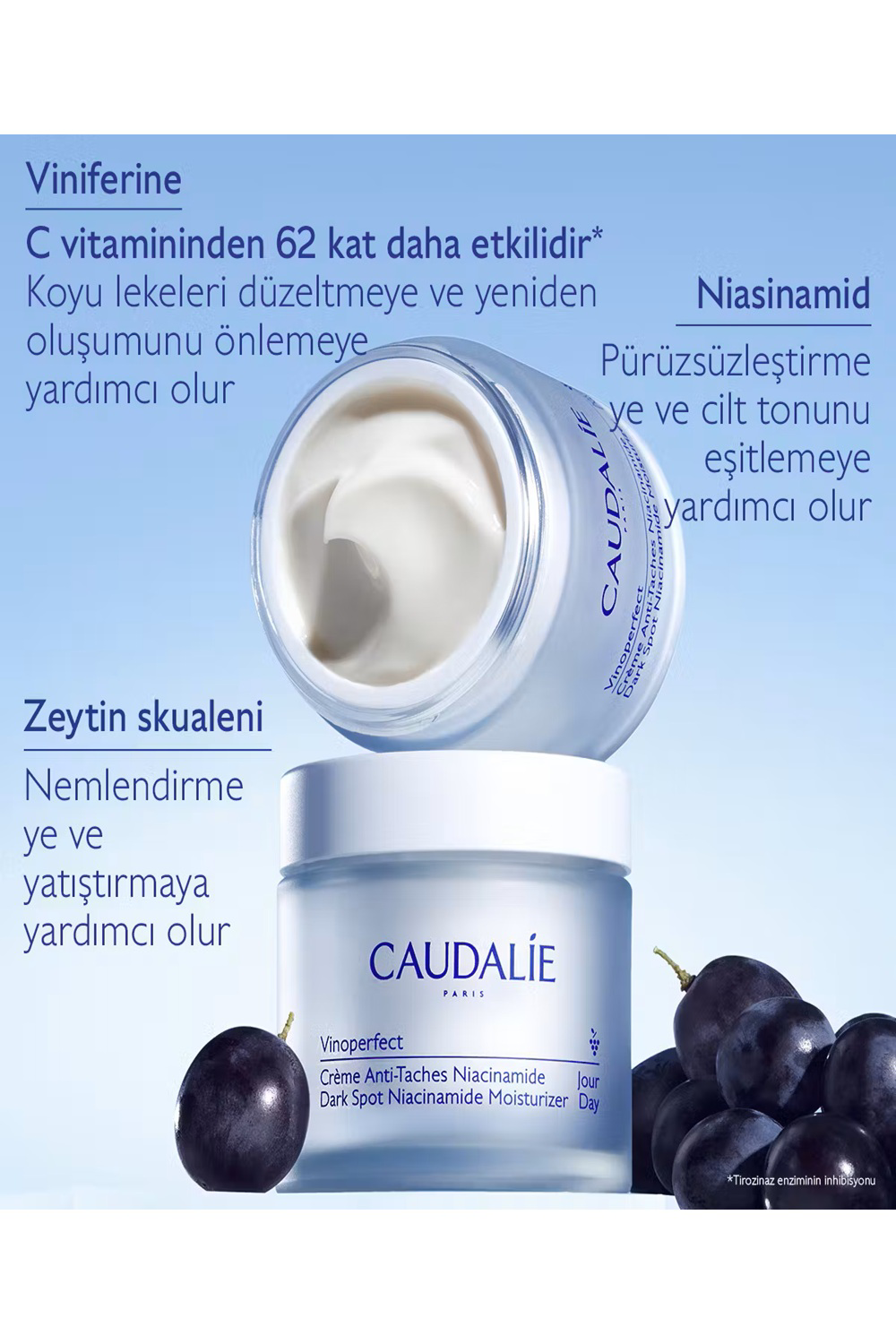 Caudalie Vinoperfect Anında Işıltı Veren Gunduz Bakım Kremi 50 ml Caudalie Vinoperfect Anında Işıltı Veren Gunduz Bakım Kremi 50 ml