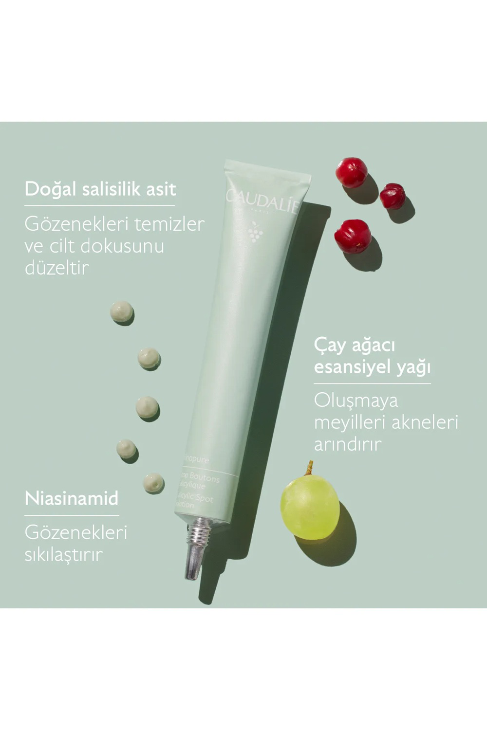 Caudalie Vinopure Akne Karşıtı Salisilik Spot Krem 15 ml Caudalie Vinopure Akne Karşıtı Salisilik Spot Krem 15 ml