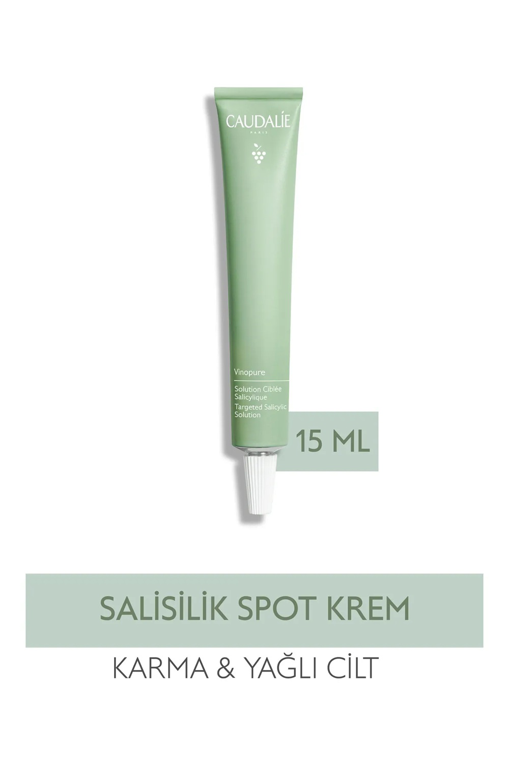 Caudalie Vinopure Akne Karşıtı Salisilik Spot Krem 15 ml Caudalie Vinopure Akne Karşıtı Salisilik Spot Krem 15 ml
