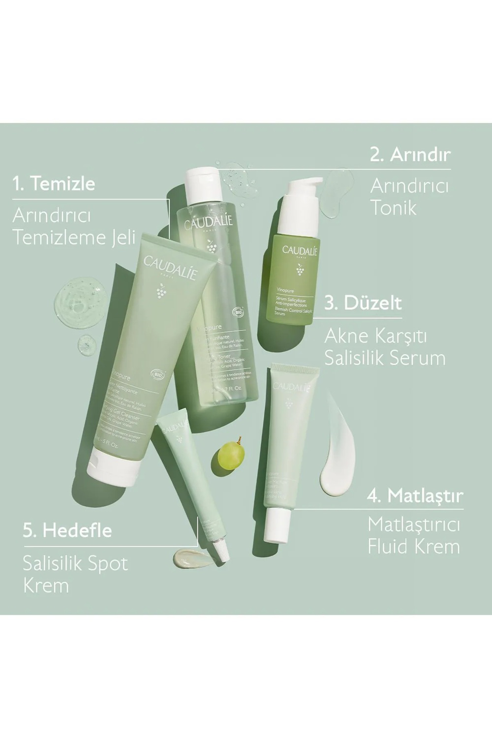 Caudalie Vinopure Arındırıcı Temizleme Jeli 150 ml