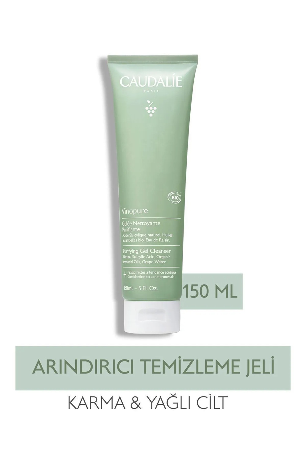 Caudalie Vinopure Arındırıcı Temizleme Jeli 150 ml