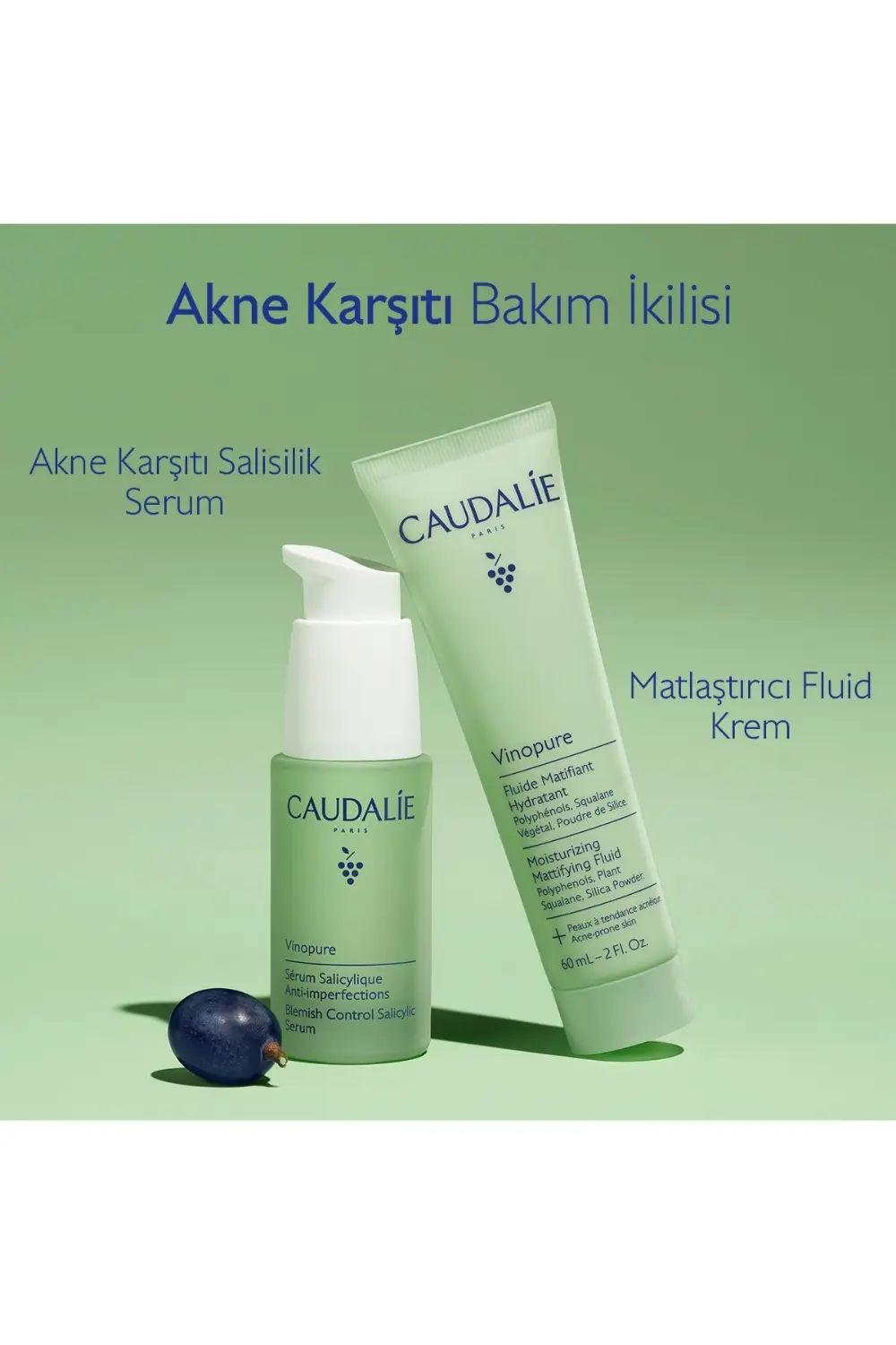 Caudalie Vinopure Akne Karşıtı Salisilik Serum 30 ml