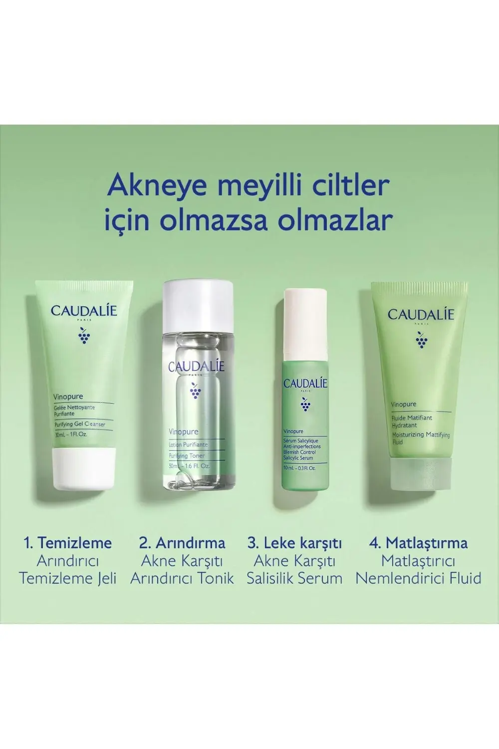 Caudalie Vinopure Tanışma Kiti Caudalie Vinopure Tanışma Kiti