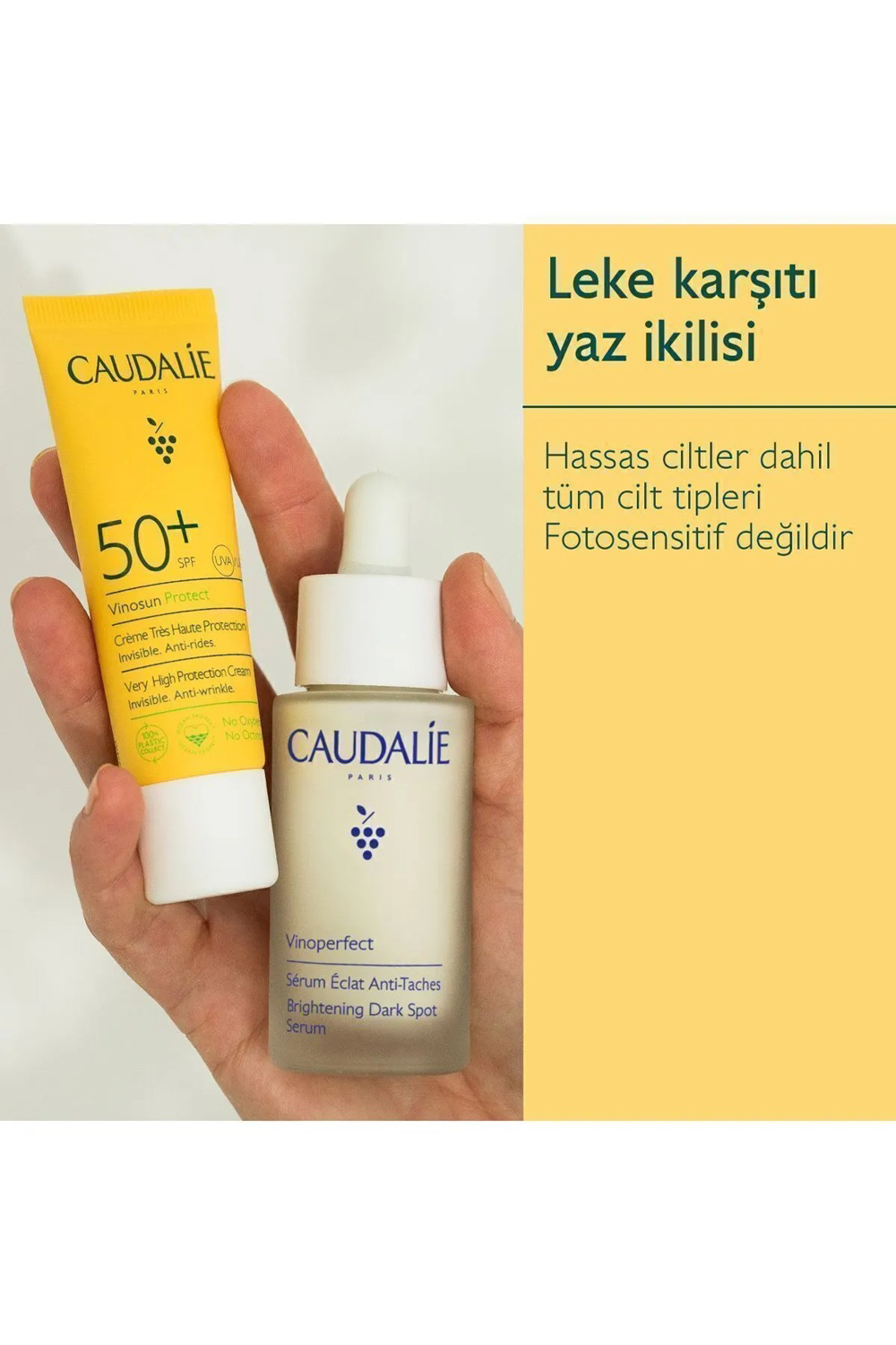 Caudalie Vinosun Yüksek Koruma Sağlayan Fluid Krem SPF50+ 40 ml