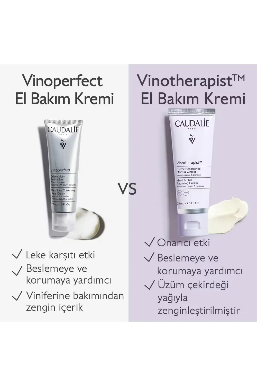 Caudalie Vinotherapist Onarıcı El Ve Tırnak Bakım Kremi 75 ml