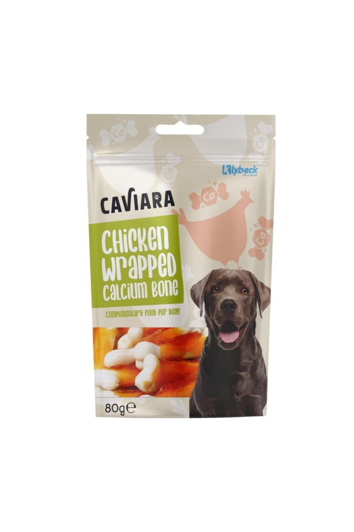 Caviara Tavuk Etli Kalsiyum Kemik Köpek Ödülü 80 Gr