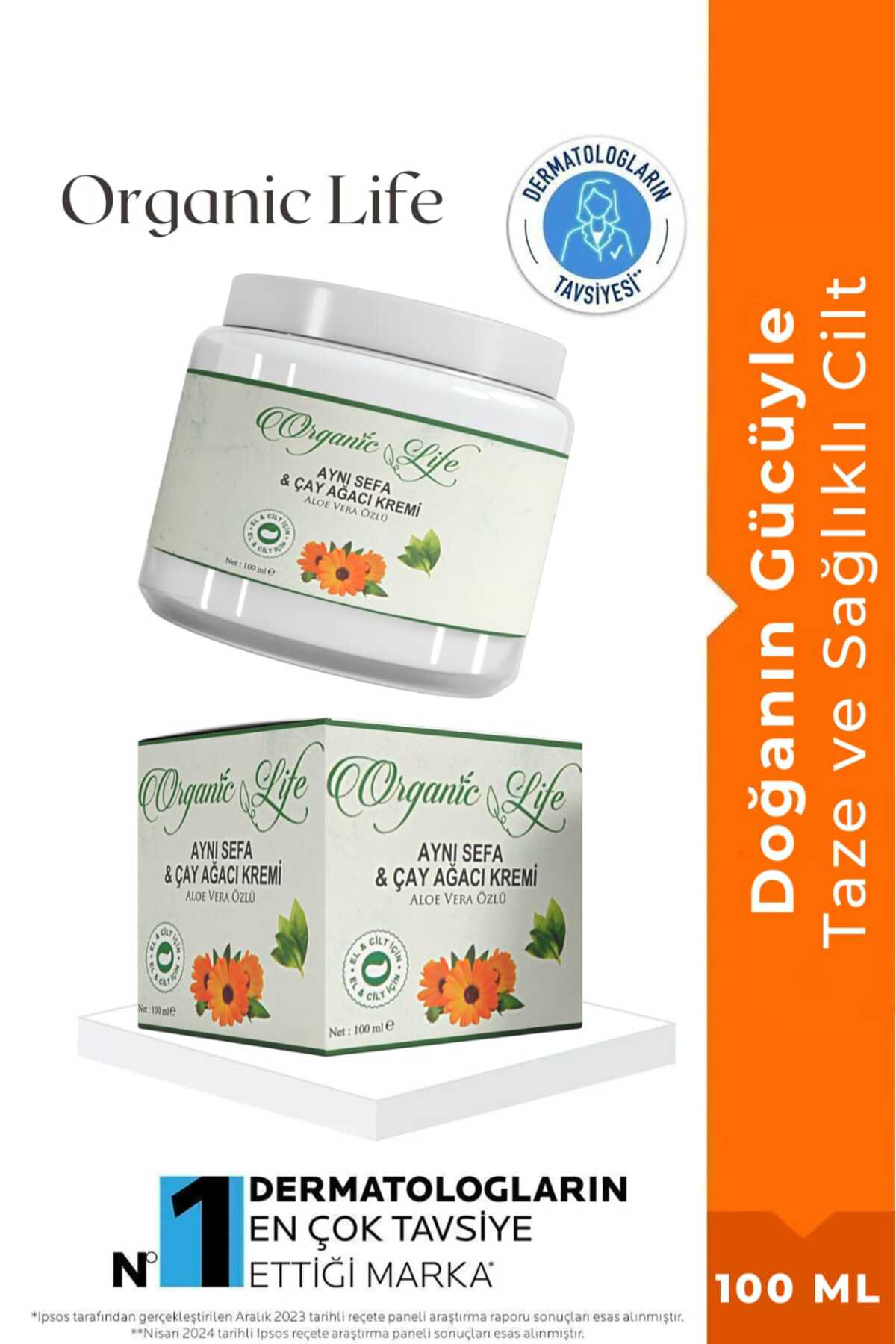 Çay Ağacı Ve Aynı Sefa Kremi 100 ML Aloe Vera Özlü