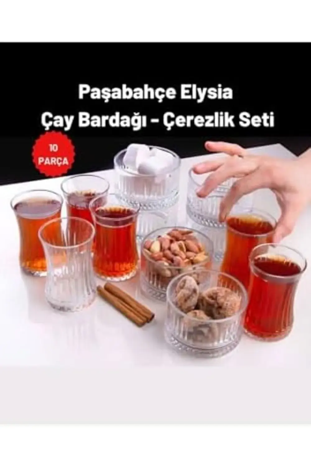 Çay Bardağı Kase Çerezlik Seti STK28785907846 395519