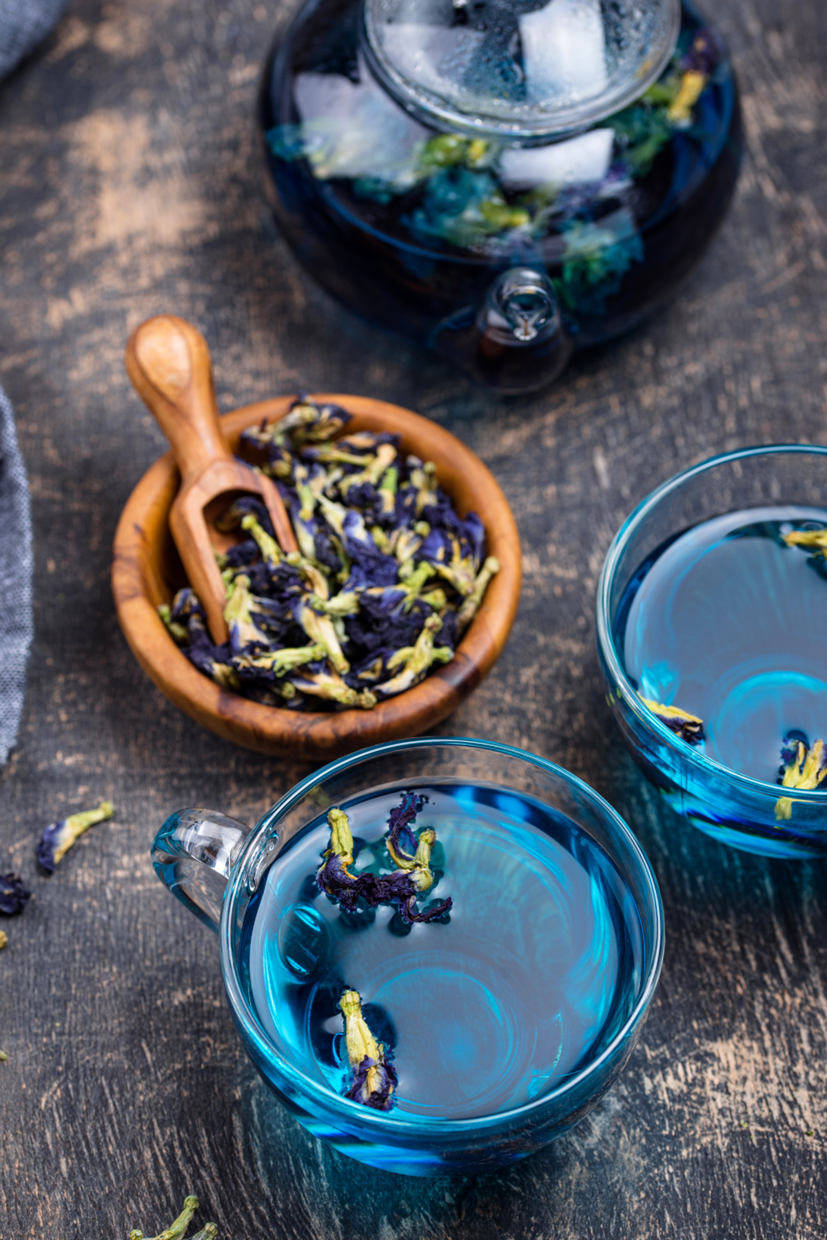 Çay Butterfly Pea Flower Tea Mavi Kelebek Sarmaşığı Çayı Deluxe S