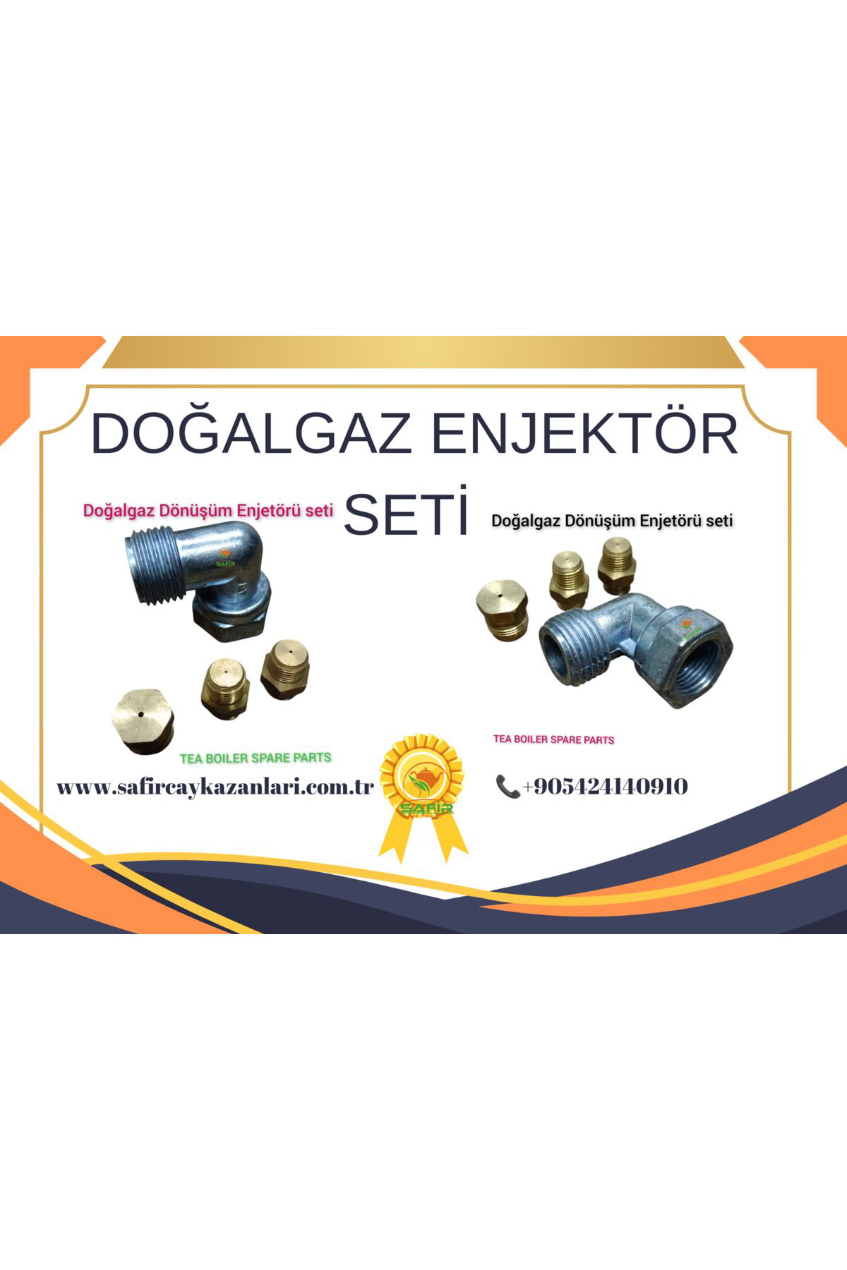 Çay Kazanı Doğalgaz Dönüşüm Enjektörü Seti Tüm otomatik çay kazan