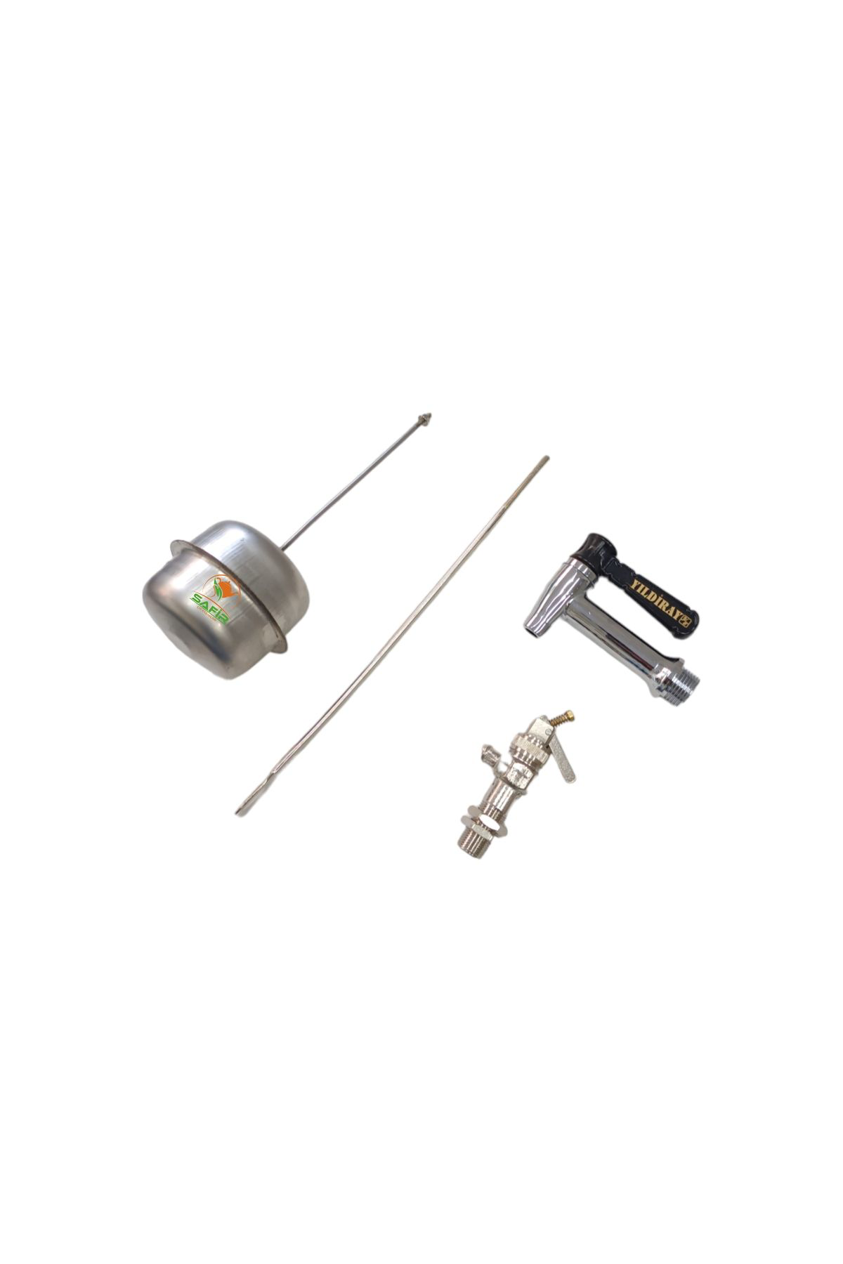 Safir Çay Kazanı Musluğu Paslanmaz Musluk + Çay Kazanı Şamandırası Ve F