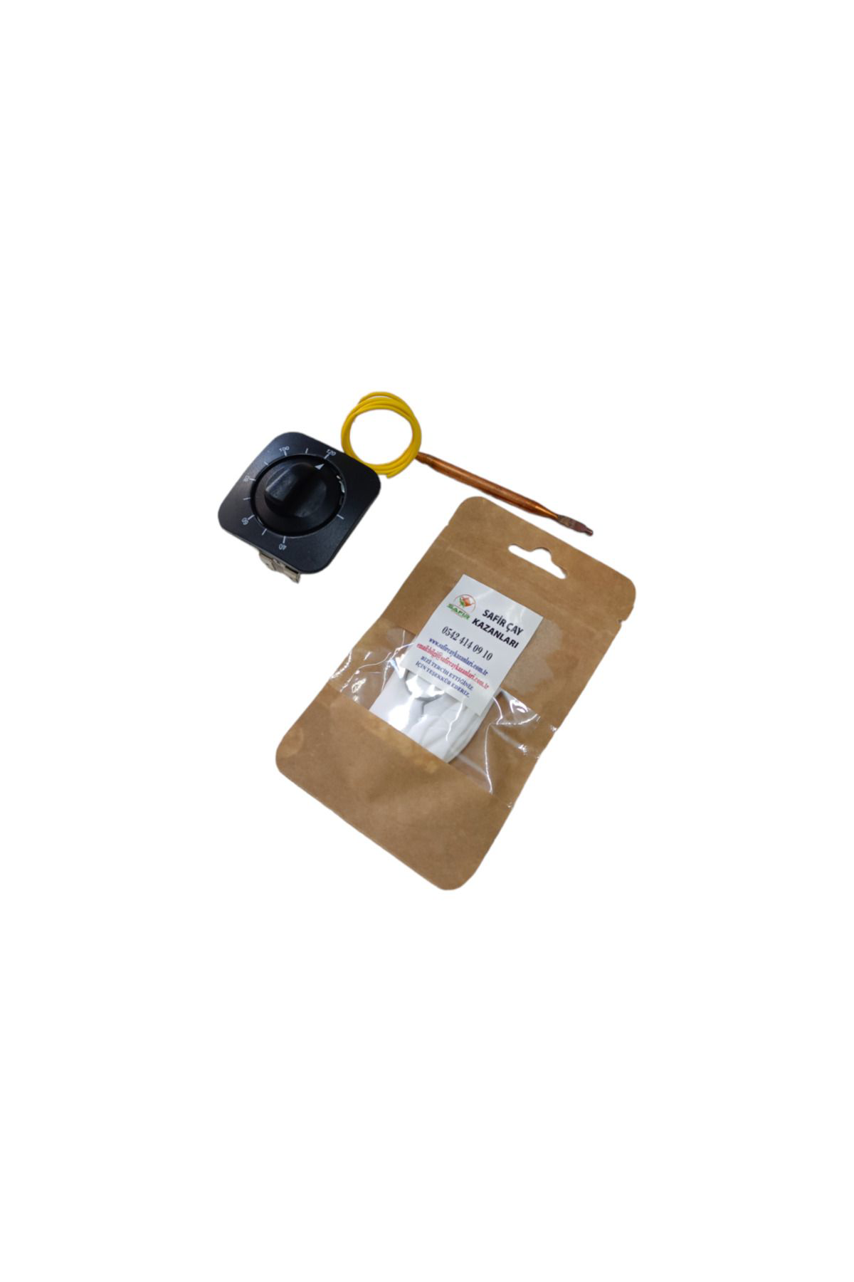 Çay Kazanı Termostatı Çay Makinesi Termostatı + 1 Paket 5 adet Mu