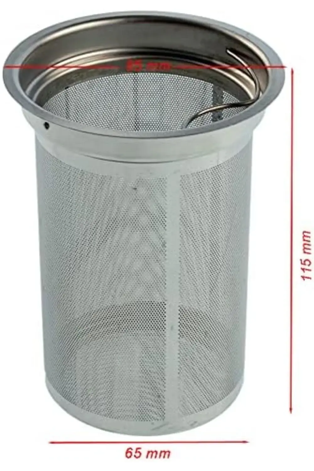 Çay Makinesi Metal Demlik Süzgeci 6.5 x 11.5 cm 1191881