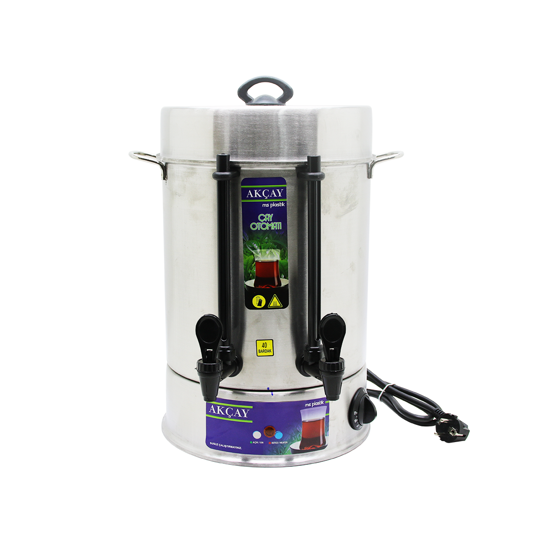 ÇAY OTOMATI 40 BARDAK SEMAVER ELEKTRİKLİ ÇAY MAKİNESİ ( MARKA DEĞ