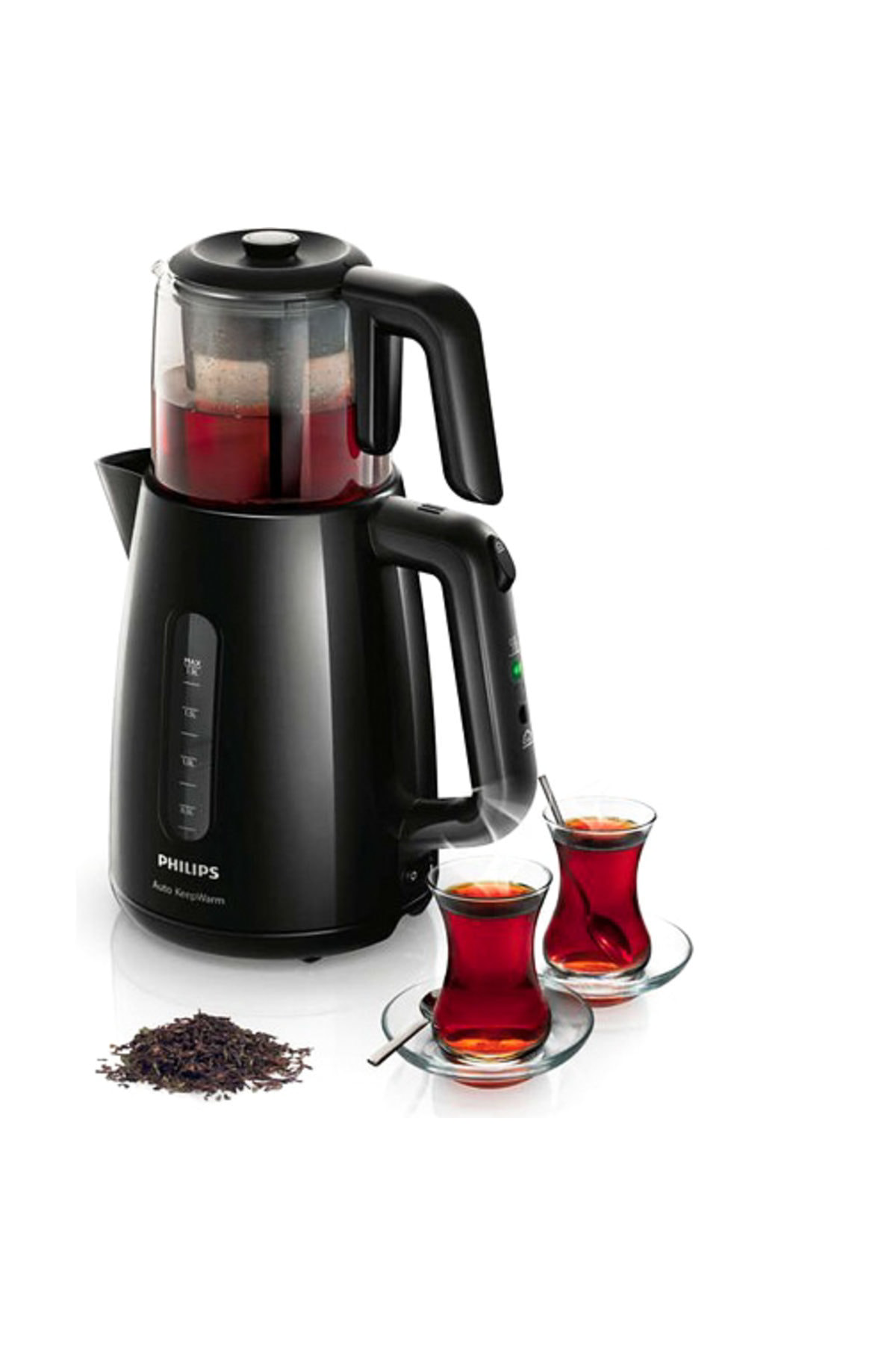 Çay Ustası HD7301/00 1700W Çay Makinesi Siyah