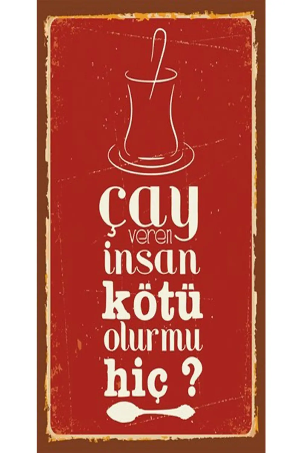 Çay Ve Kahve Temalı 6'lı Ahşap Duvar Poster Seti - Hbb Özel Seri