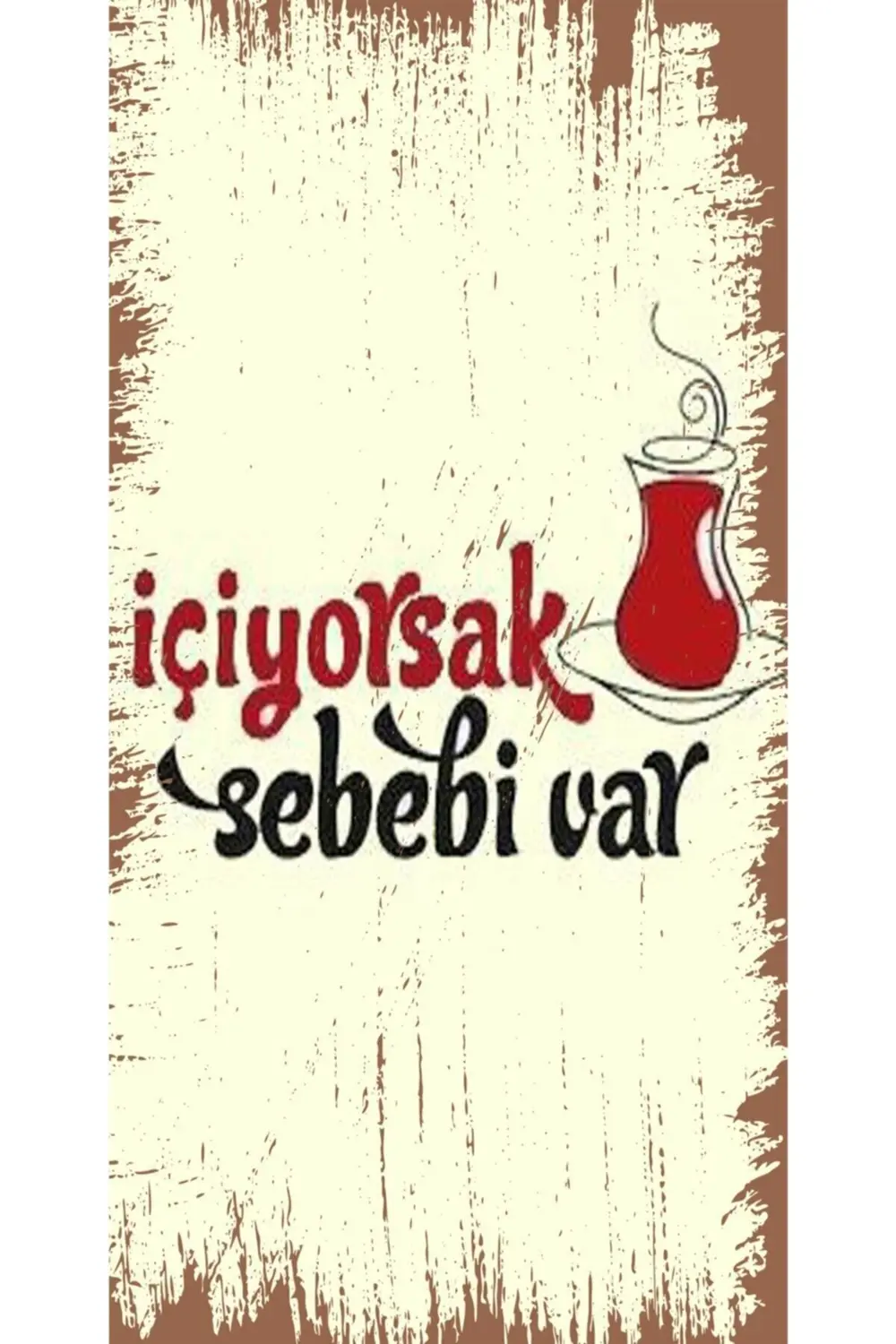 Çay Ve Kahve Temalı 6'lı Ahşap Duvar Poster Seti - Hbb Özel Seri