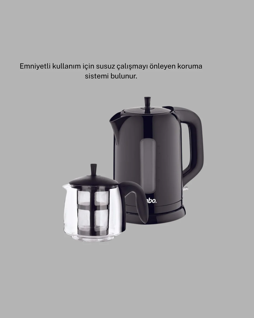 Çaycı Cam Demlikli 1800W Güçlü ve Sıcak Tutmalı Elektrikli Çay Makinesi