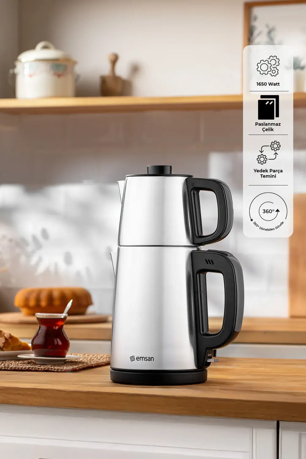 Çaykolik Çay Makinesi İnox