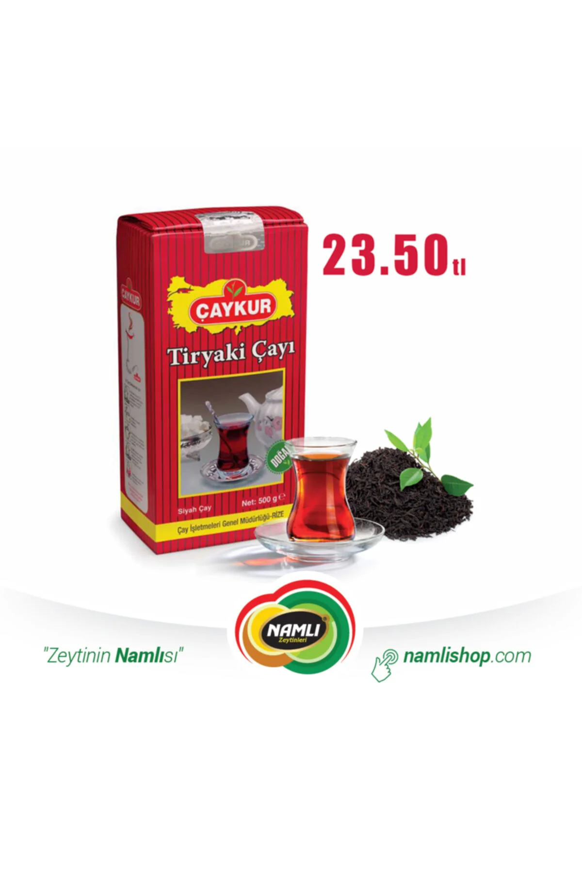 Çaykur Tiryaki Siyah Çay 500 Gr 15 Adet
