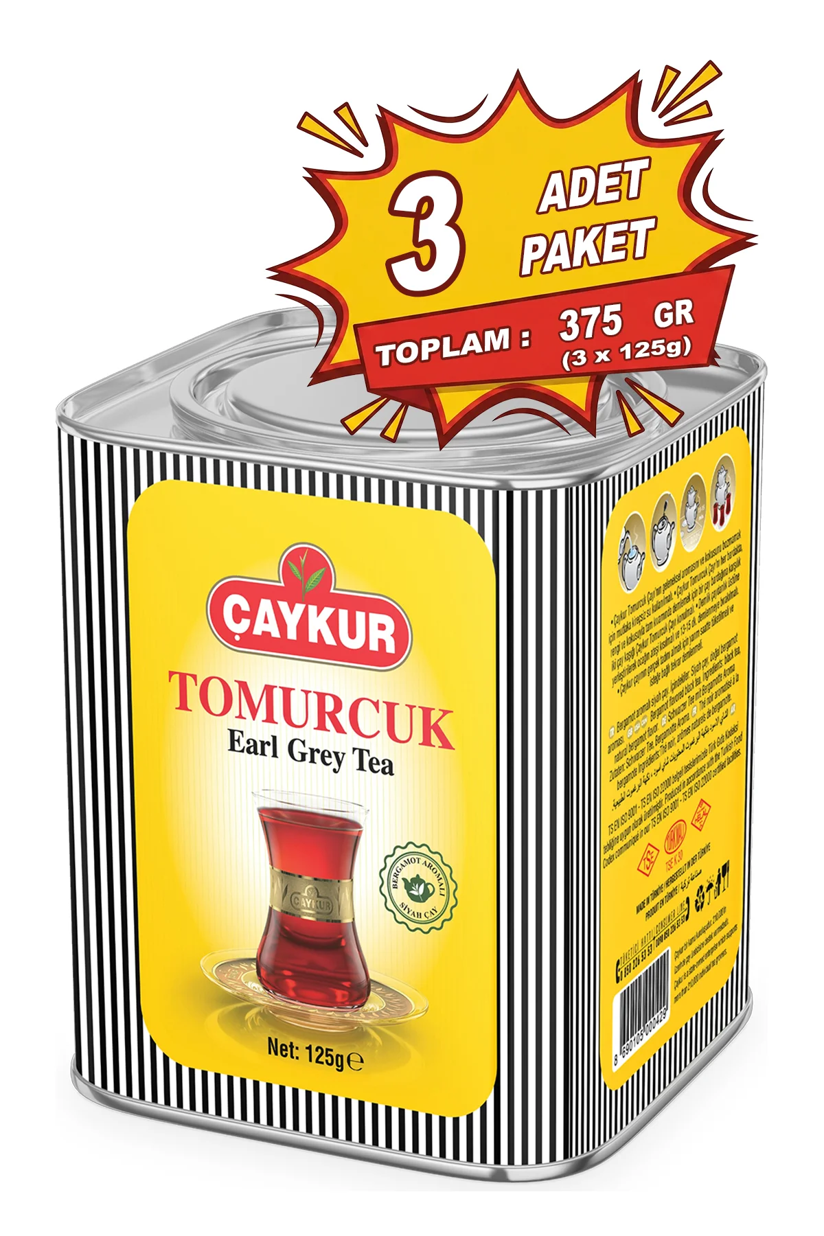 Caykur Tomurcuk 125Gr*3Lu