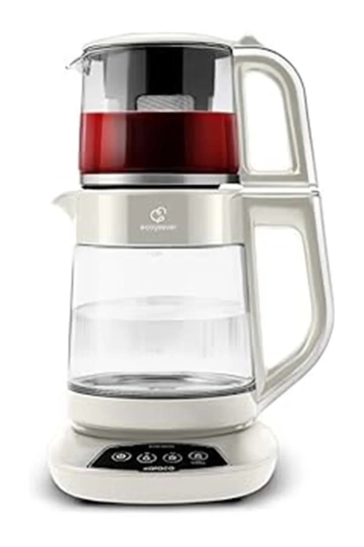 Çaysever 3 in 1 Konuşan Cam Çay Makinesi Su Isıtıcı ve Mama Suyu 