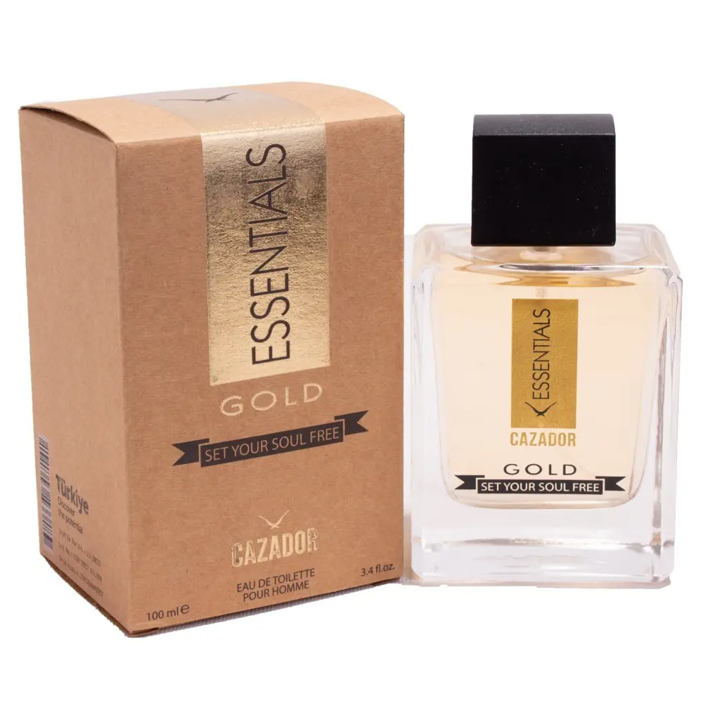 Cazador CAZ 9556 Esential Gold 100 Cl EDT Erkek Parfüm Gold