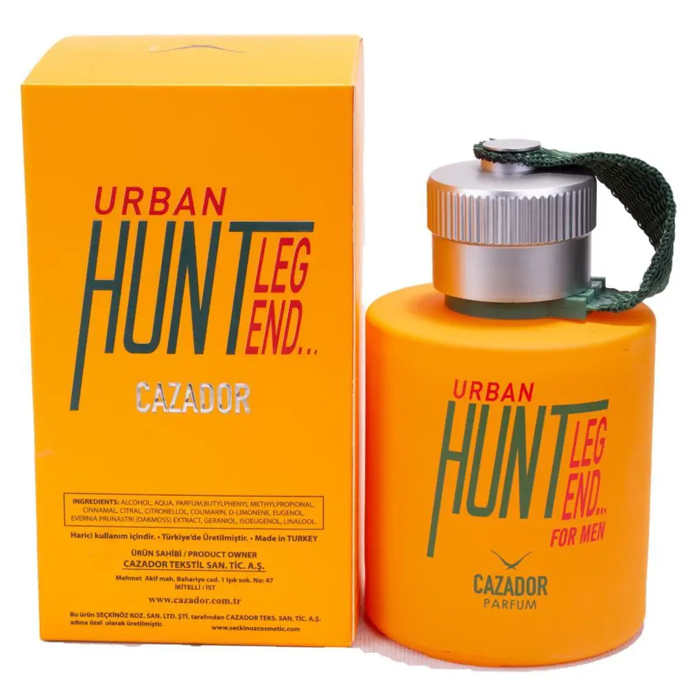 Cazador CAZ 9566 Hunter Urban 100 Cl EDT Erkek Parfüm Hardal