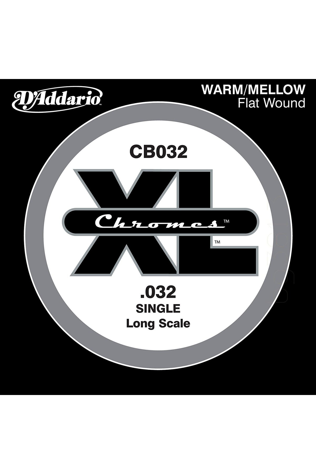 CB032 BAS GİTAR TEK TEL 0.32 D'Addario CB032 Chromes Bass Guitar 
