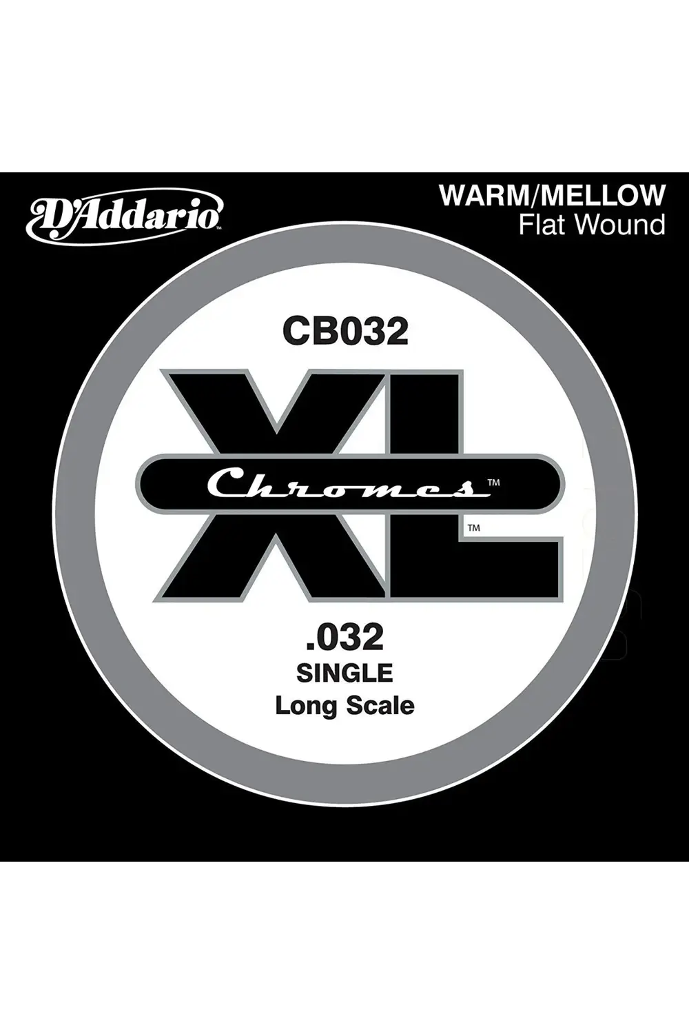 CB032 BAS GİTAR TEK TEL 0.32 D'Addario CB032 Chromes Bass Guitar