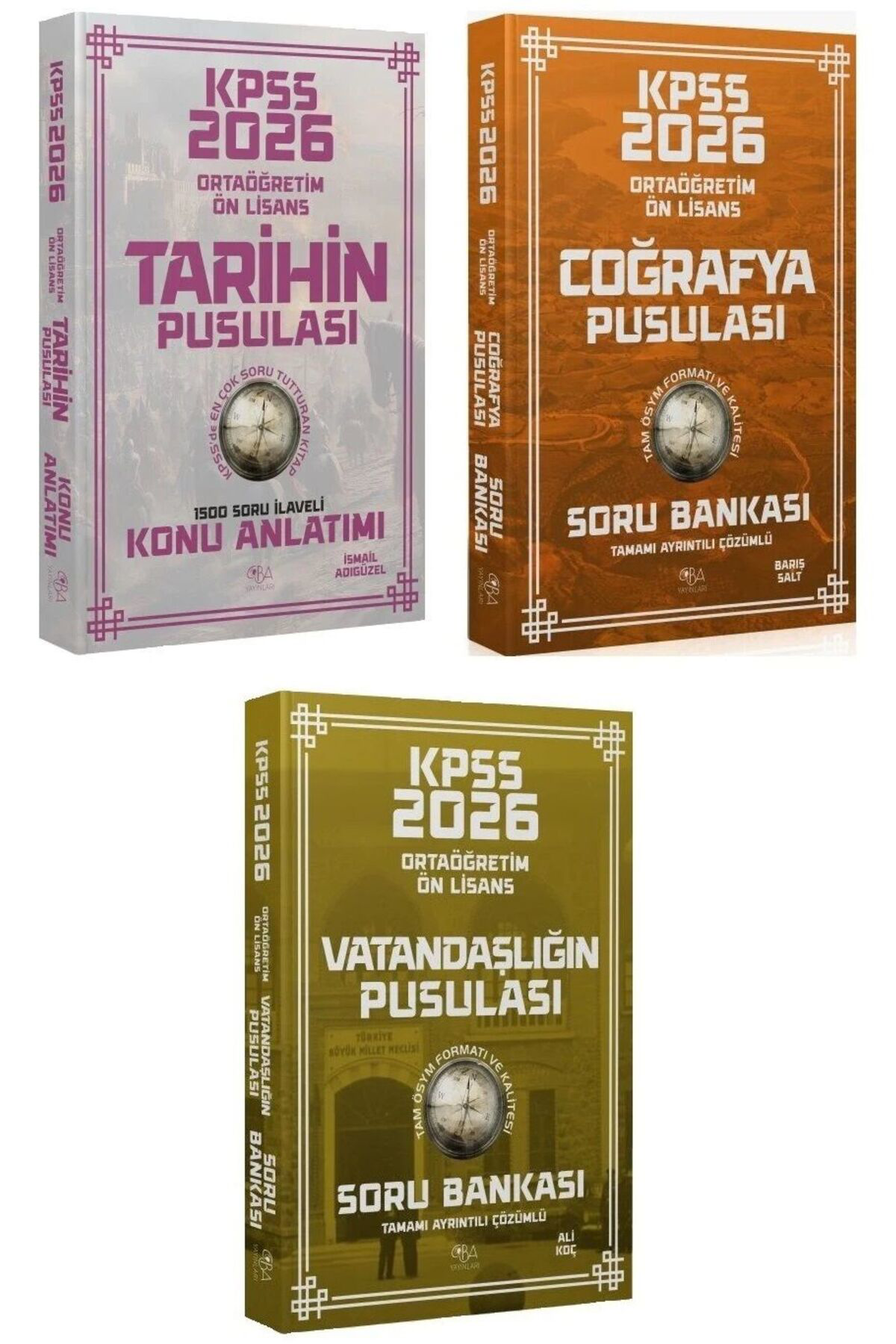 CBA 2026 KPSS Lise Ortaöğretim Ön Lisans Tarih + Coğrafya + Vatan