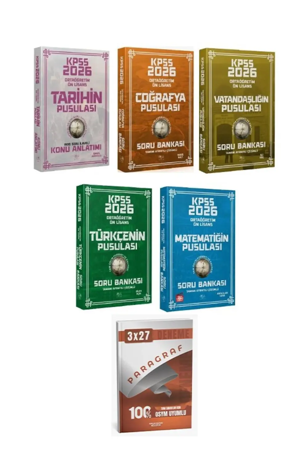 CBA + Anla Kazan 2026 KPSS Lise Ortaöğretim Ön Lisans Pusulası So