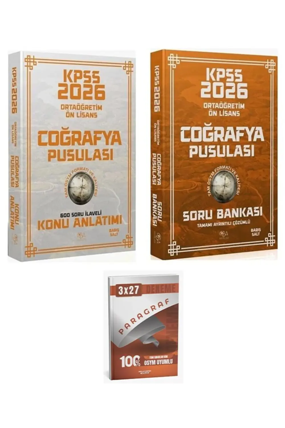 CBA + Anla Kazan 2026 KPSS Lise Ortaöğretim Ön Lisans Coğrafya Pu