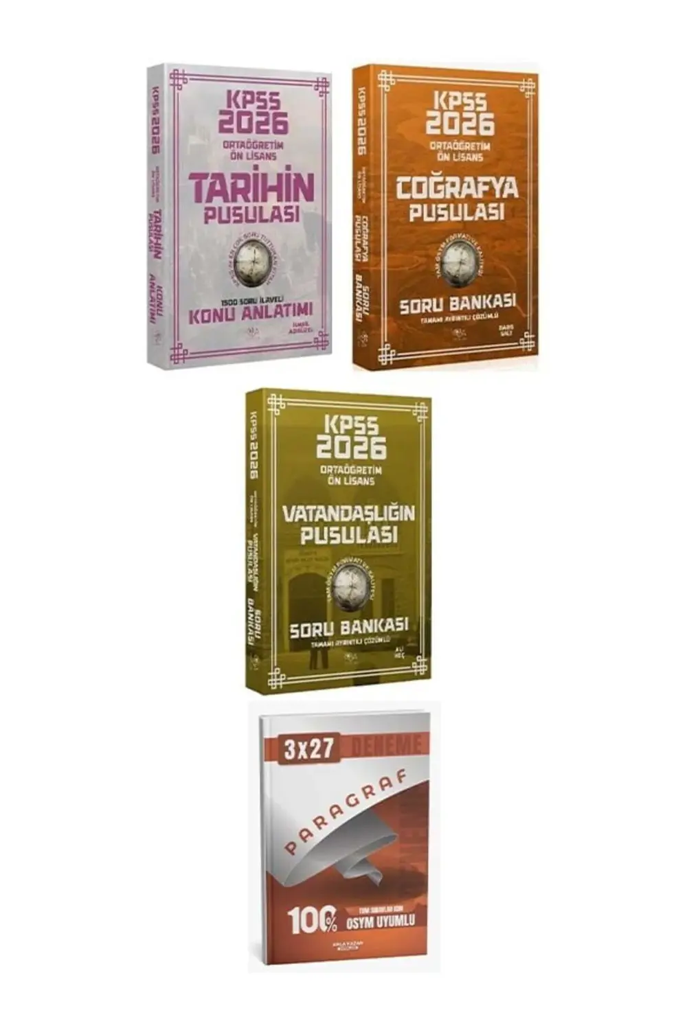 CBA + Anla Kazan 2026 KPSS Lise Ortaöğretim Ön Lisans Tarih + Coğ