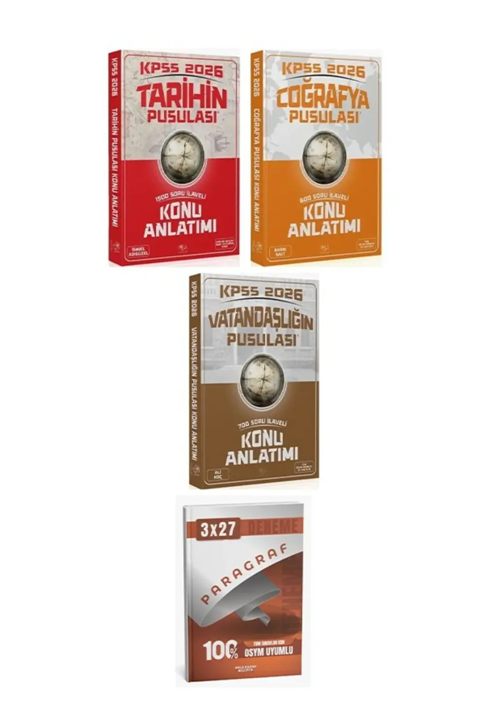 CBA + Anla Kazan 2026 KPSS Tarih + Coğrafya + Vatandaşlık Pusulas