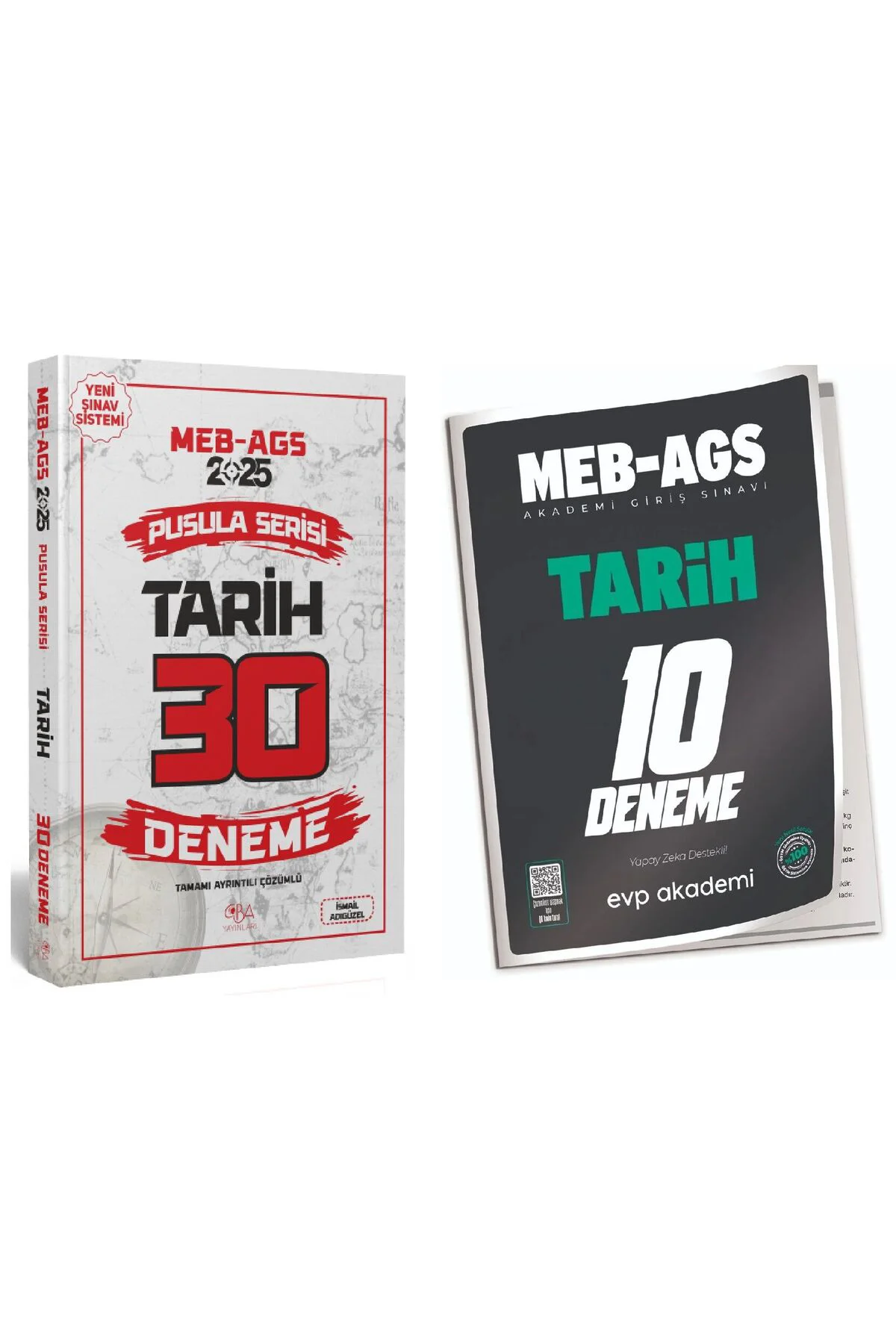 CBA + EVP 2025 MEB-AGS Tarihin Pusulası 30+10 Deneme 2 li Set - İ