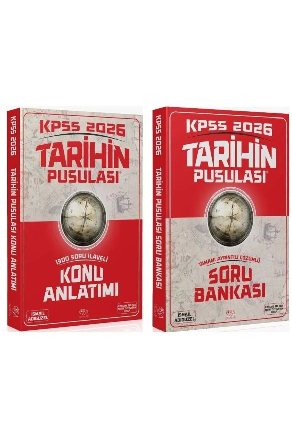 CBA Yayınları 2024 KPSS Tarihin Pusulası Konu + Soru 2 li Set - İ