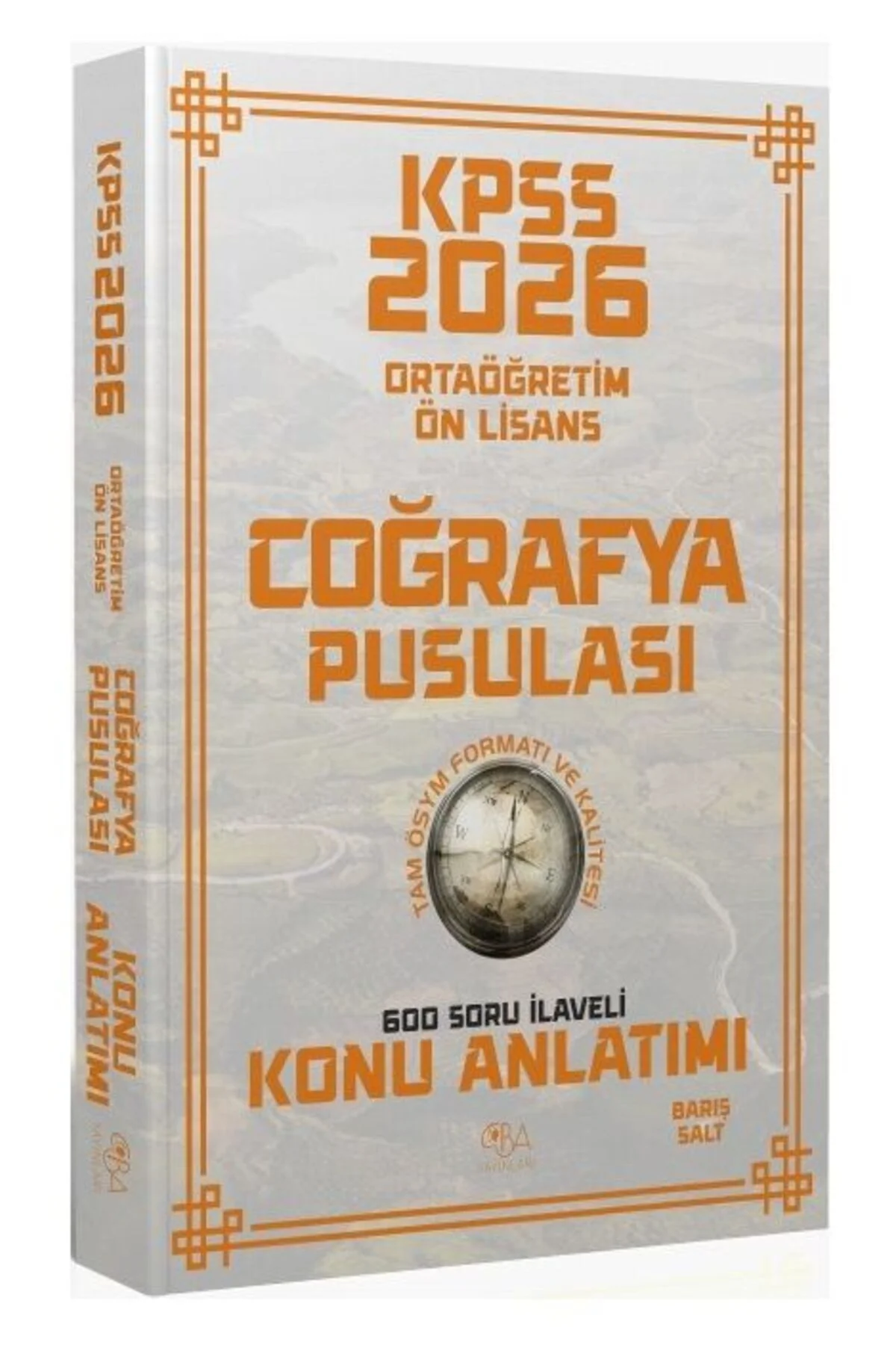 CBA Yayınları 2026 KPSS Lise Ortaöğretim Ön Lisans Coğrafya Pusul