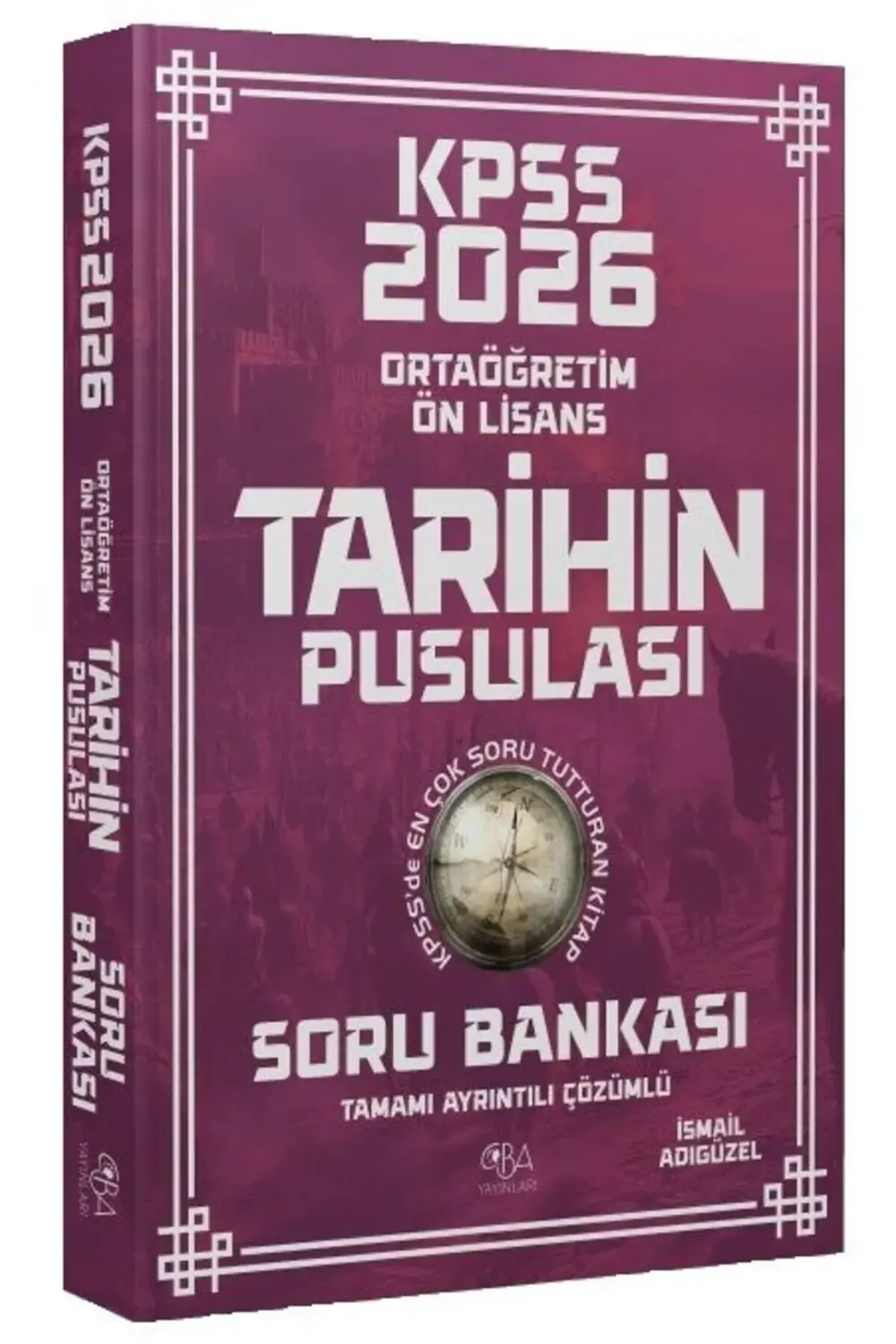 CBA Yayınları 2026 KPSS Lise Ortaöğretim Ön Lisans Tarihin Pusula