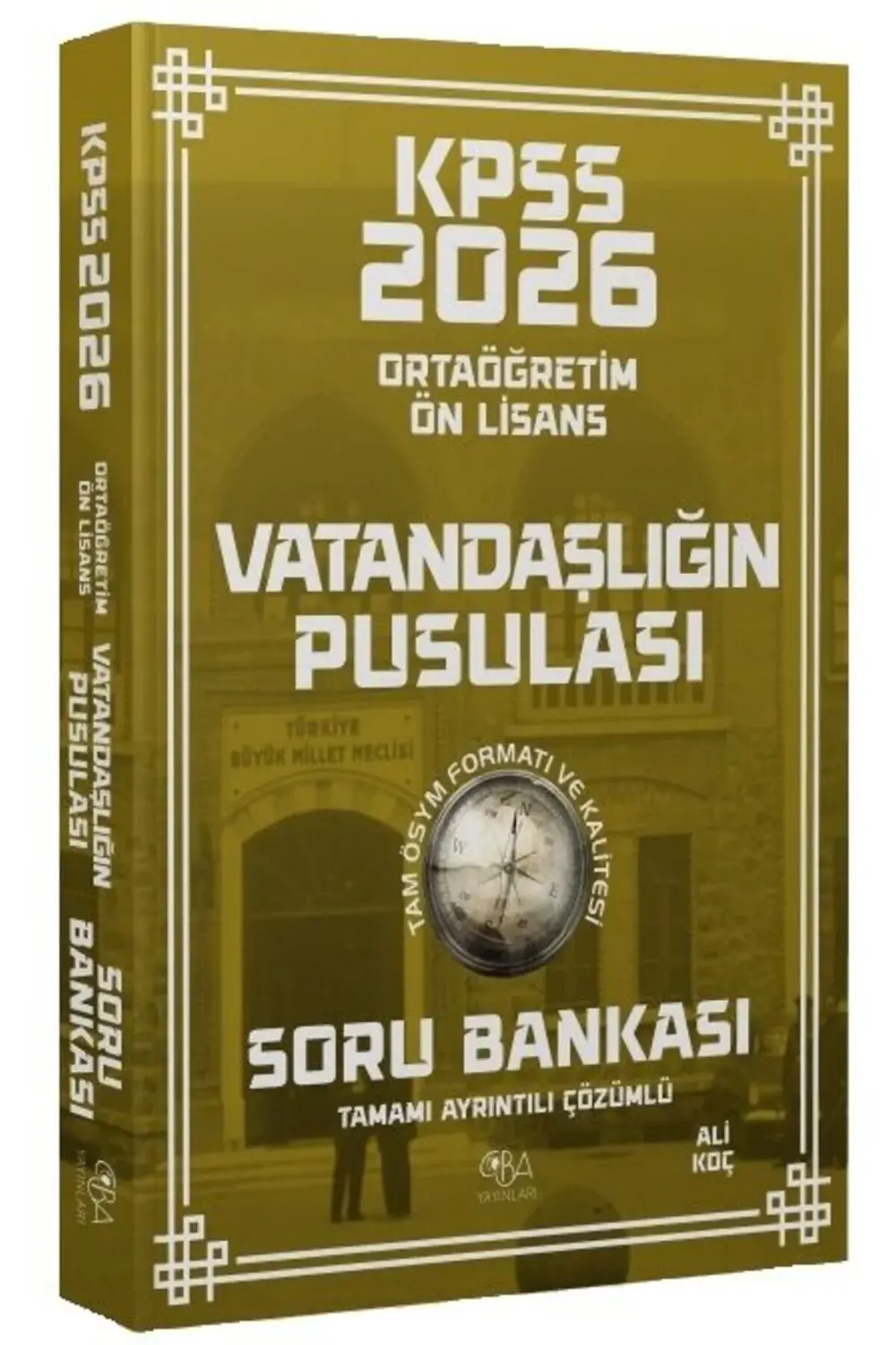 CBA Yayınları 2026 KPSS Lise Ortaöğretim Ön Lisans Vatandaşlık Va