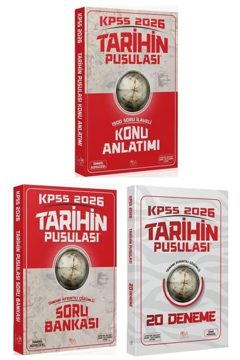 CBA Yayınları 2026 KPSS Tarihin Pusulası Konu Anlatımı + Soru Ban