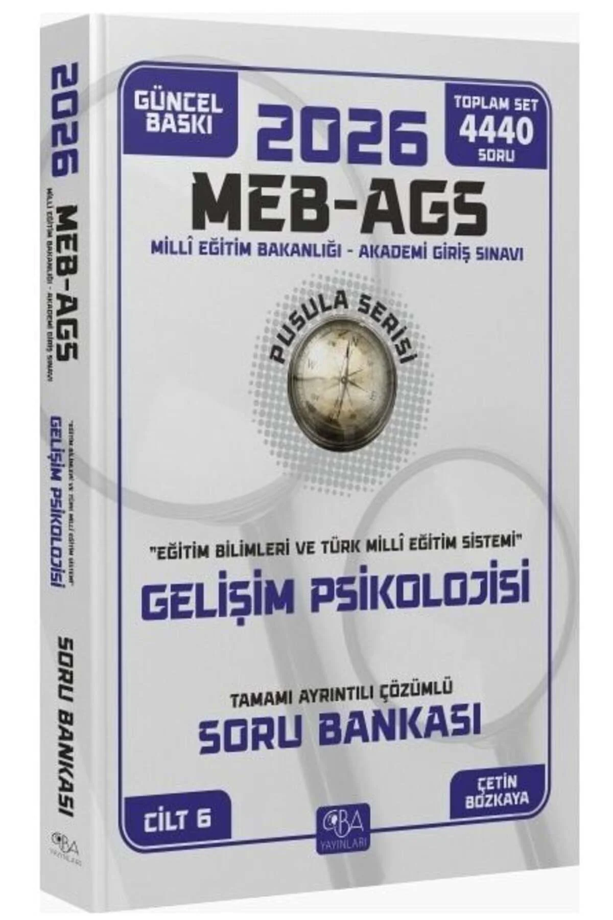 CBA Yayınları 2026 MEB-AGS Eğitim Bilimleri Gelişim Psikolojisi S