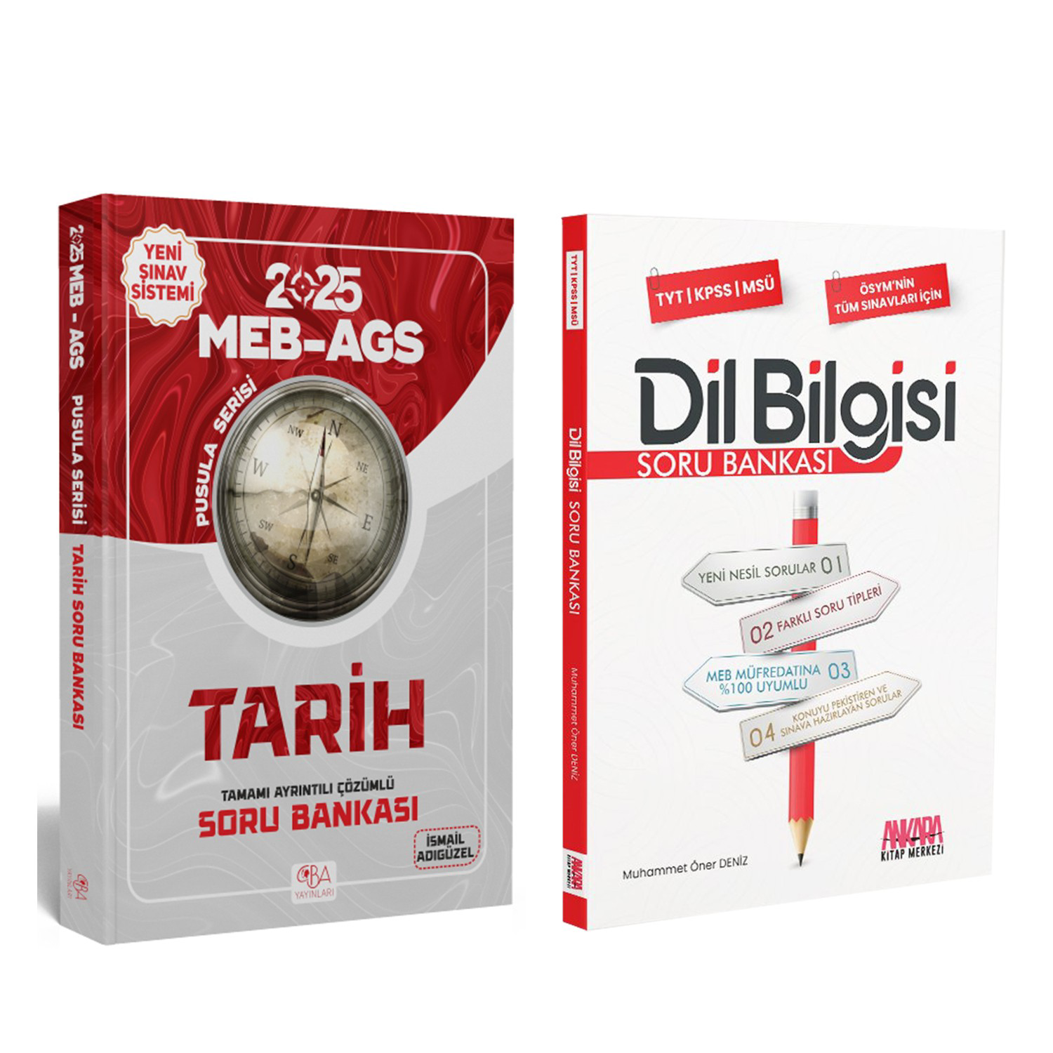 CBA Yayınları 2025 MEB AGS Tarihin Pusulası ve AKM Dil Bilgisi So