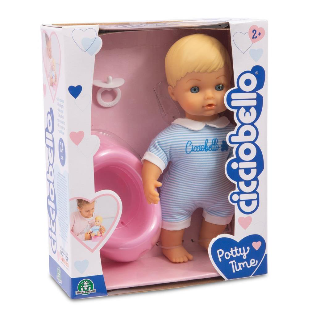 CCBA7000 Cicciobello 24 cm Yumuş Bebek Tuvalet Zamanı +3 yaş CCBA7000 Cicciobello 24 cm Yumuş Bebek Tuvalet Zamanı +3 yaş