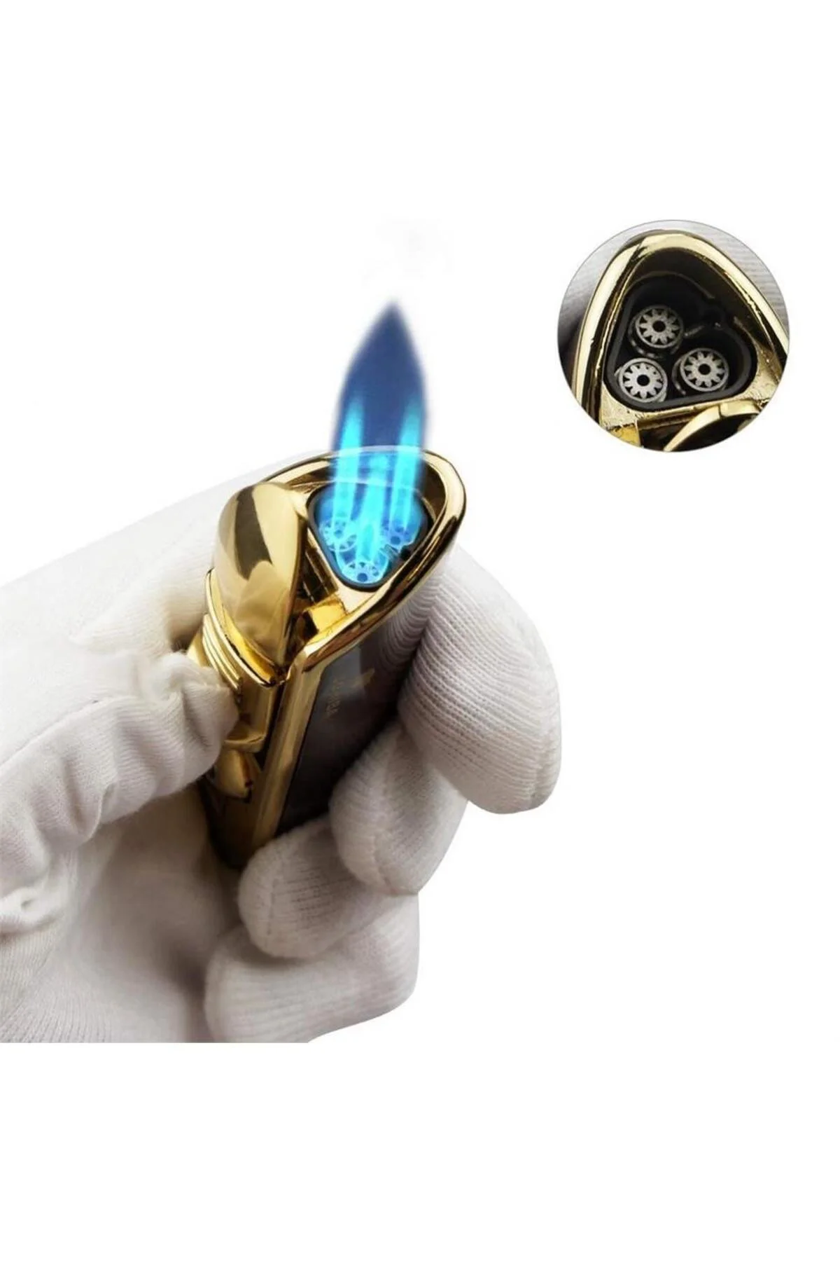 CCM0214 3 Jet Torch Puro Çakmağı Sarı