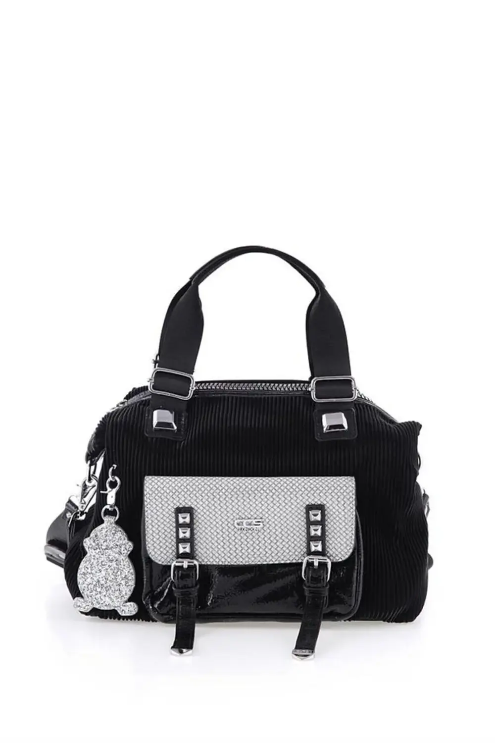 CCS 17115-2 Lüks Gösterişli Siyah Renk El Kol Çantası